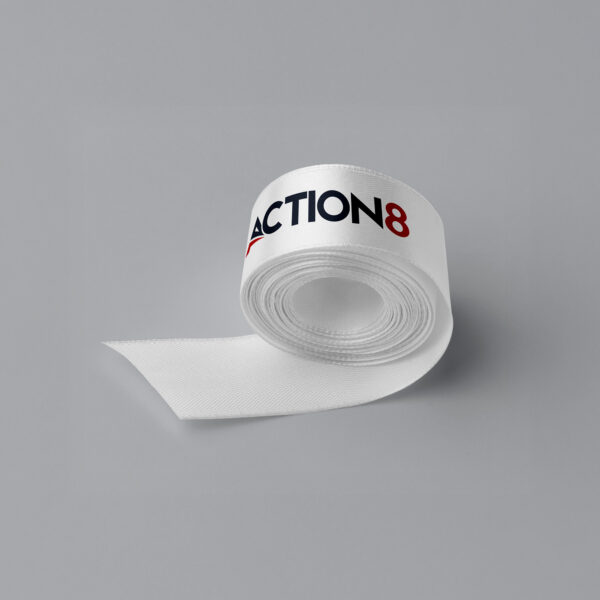 Action8 custom ribbon printing branding Saudi Arabia